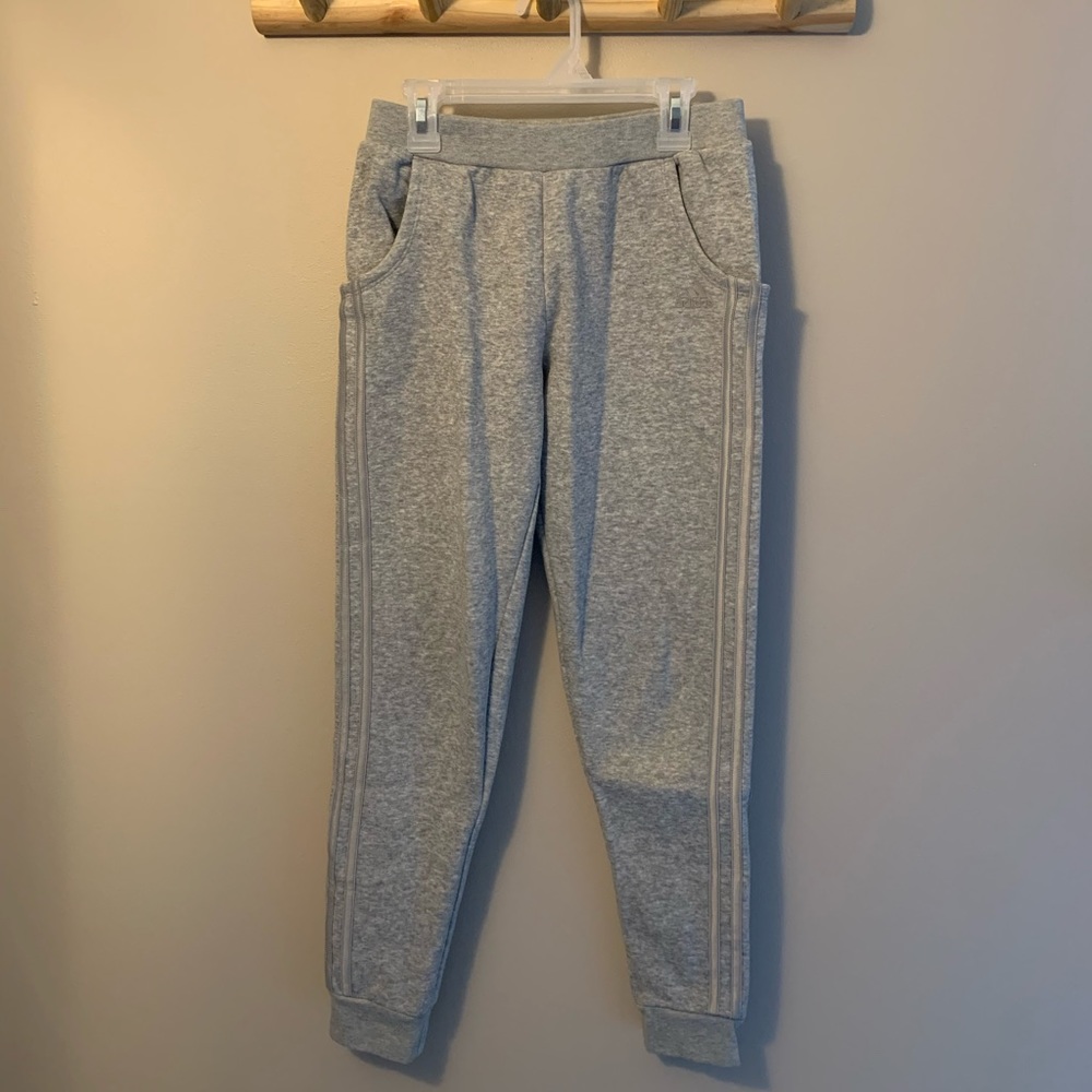 Girls Adidas Gray Sweatpants